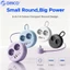 Dây nguồn tròn di động ORICO 2 Ổ cắm EU + 2USB-A + 2Type-C 20W PD Dây nối dài sạc nhanh 1,5M / 3M Du lịch nhỏ gọn Euro Plug Surge Protector