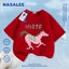 Áo thun Cotton nguyên chất ngắn tay in họa tiết Pony cho trẻ em loại A bé trai bé gái mùa hè phong cách mới mặc dạo phố