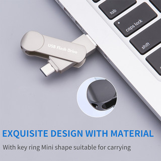 Điện thoại di động u Disk Ba trong Một Thích hợp cho Apple Type-C Dung lượng lớn usb3.0 Đĩa lưu trữ Flash tốc độ cao otg Thẻ nhớ ngoài