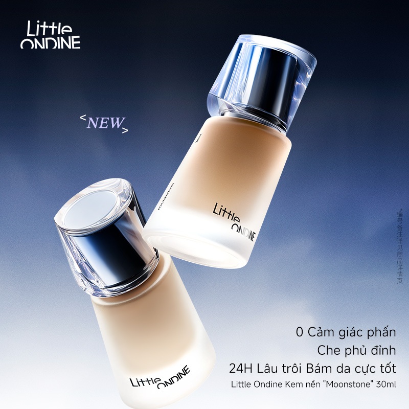 Little Ondine Kem Nền Che Khuyết Điểm Mờ Mịn Quang Học Che khuyết điểm, Kiềm dầu, Lâu trôi, Chống nước, Chống mồ hôi