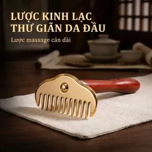 Lược Massage Đầu Tay Cầm Dài, Dụng Cụ Massage Da Đầu Thư Giãn, Giảm Căng Thẳng Mệt Mỏi, Hỗ Trợ Ngủ Ngon, Dụng Cụ Chăm Sóc Sức Khỏe Tại Nhà