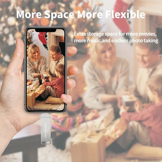 Ổ đĩa Flash OTG Giao diện iphone hai trong một Type-c ổ đĩa ngón tay cái An toàn dung lượng lớn microdrive512GB / 1TB / 2TB Bộ chuyển đổi usb miễn phí