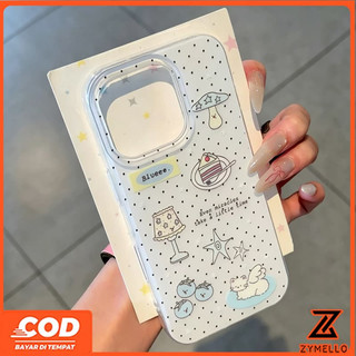 Thích hợp cho Realme Note 50 Realme Note 60 Note 70 Realme C85 C71 C75 C53 C51 C65 C63 C61 C67 C55 NarzoN55 NarzoN53 Vòng tay ngôi sao mèo tráng miệng dễ thương IMD Vỏ điện thoại TPU chống sốc
