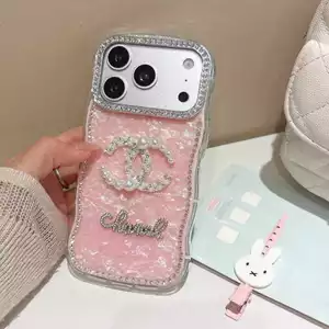 Đường viền gợn sóng / Ống kính có vỏ cứng đính kim cương tương thích cho iPhone 13 pro max 14 pro max 15 pro max 16 pro max 17 pro max