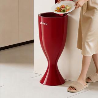 Baosity 69cm Loại ép Thùng rác có bánh xe và nắp thùng rác cho phòng ngủ văn phòng tại nhà