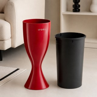 Baosity 69cm Loại ép Thùng rác có bánh xe và nắp thùng rác cho phòng ngủ văn phòng tại nhà