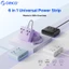 Dải nguồn đa năng 6 trong 1 ORICO 2500W | 2 Ổ Cắm AC Đa Năng + 2USB-A + 2USB-C PD Sạc Nhanh Mini Để Bàn Nối Dài Dây Di Động Đa Cắm Du Lịch Bảo Vệ Chống Xước