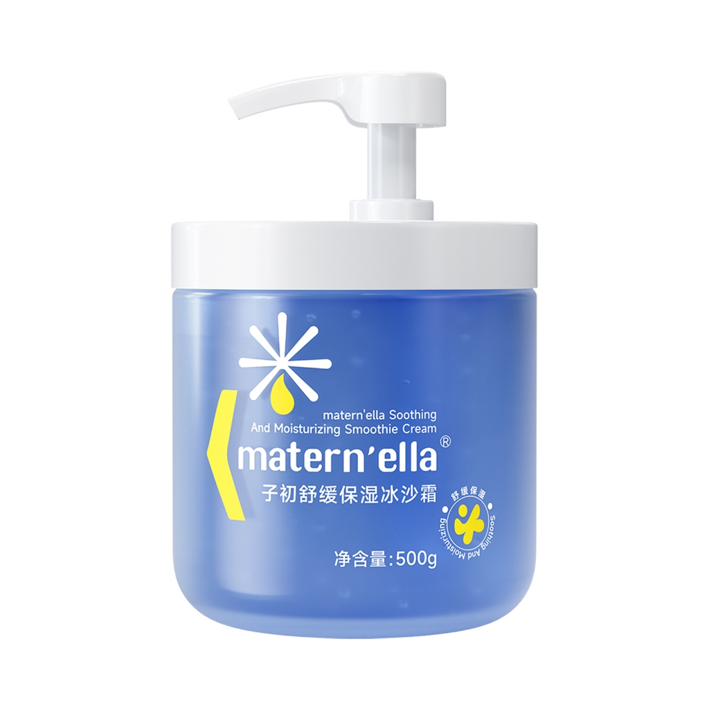 matern'ella Kem Dưỡng Thể Sorbet 500g Mát Lạnh 12H Cấp Ẩm Sâu Làm Dịu Da Cháy Nắng Nghệ Chuối Đỏ 92% Tự Nhiên
