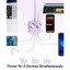 Dây nguồn EU 6 trong 1 ORICO GaN 25W PD Sạc nhanh | Ổ cắm 2EU + 2USB-A 22.5W + 2USB-C 25W Dây nối dài máy tính để bàn Mini 1.6M Miếng cắm phẳng Bảo vệ chống sét