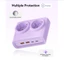 Dây nguồn EU 6 trong 1 ORICO GaN 25W PD Sạc nhanh | Ổ cắm 2EU + 2USB-A 22.5W + 2USB-C 25W Dây nối dài máy tính để bàn Mini 1.6M Miếng cắm phẳng Bảo vệ chống sét