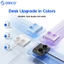 Dây nguồn EU 6 trong 1 ORICO GaN 25W PD Sạc nhanh | Ổ cắm 2EU + 2USB-A 22.5W + 2USB-C 25W Dây nối dài máy tính để bàn Mini 1.6M Miếng cắm phẳng Bảo vệ chống sét