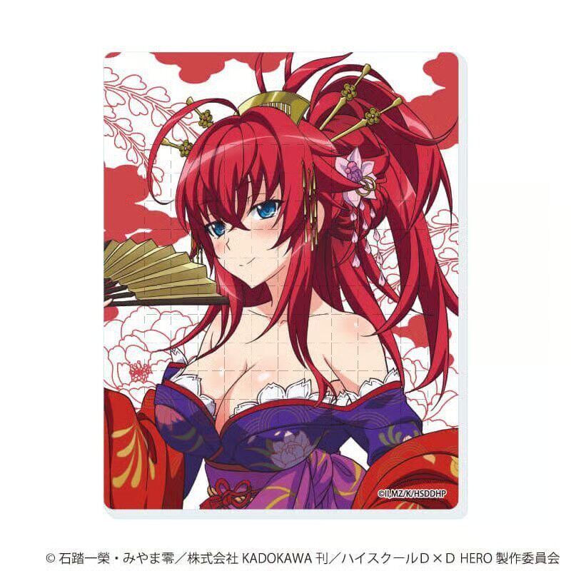 Đế Acrylic DxD Qi-pao Oiran – Rias Gremory x Akeno Himejima – Bộ thẻ móc khóa