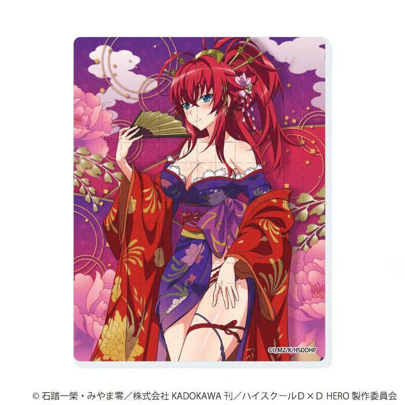 Đế Acrylic DxD Qi-pao Oiran – Rias Gremory x Akeno Himejima – Bộ thẻ móc khóa