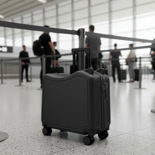Bánh xe xoay Vali ngồi có thể điều chỉnh Tay cầm có thể điều chỉnh Khóa kết hợp hành lý có thể lái cho trẻ mới biết đi, kỳ ngh