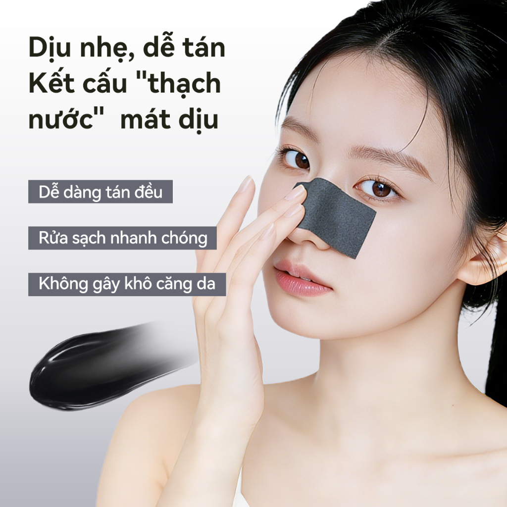 LANBENAMặt Nạ Lột Mụn Đầu Đen Than Tre (30g) - Sạch Mụn Cám Mụn Đầu Đen Bã Nhờn, Kiềm Dầu Thu Nhỏ Lỗ Chân Lông, Mịn Da Làm Dịu Da  Skincare