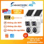 MHXCEES Camera 4G không dây 6MP 2 ống kính [Tặng data 4G] Camera chống nước ngoài trời Tuya — ảnh 1