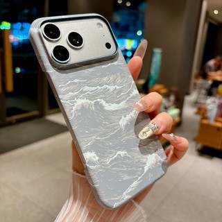 Ốp điện thoại từ tính họa tiết Kevlar siêu mỏng phù hợp cho iPhone 13 14 15 16 17 Pro Max mờ chống rơi bìa cứng