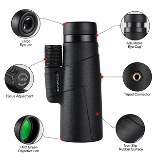 12*50 Thị Kính Lớn Một Mắt HD Ánh Sáng Thấp Tầm Nhìn Ban Đêm Điện Thoại Di Động Camera Kính