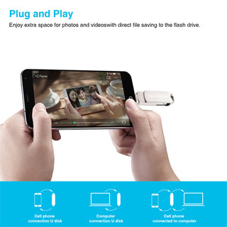 Ổ đĩa flash 2 trong 1 đa năng USB Tương thích với iPhone, iPad, iOS và PC / OTG Memory Stick, Giải pháp lưu trữ USB cho Mac, Ổ đĩa flash di động Thiết bị lưu trữ kim loại tốc độ cao 1TB