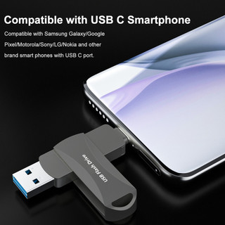 Trình điều khiển giao diện kép 1TB USB3.0 & Type-C Trình điều khiển ngón tay cái lưu trữ bên ngoài đa chức năng 2 trong 1