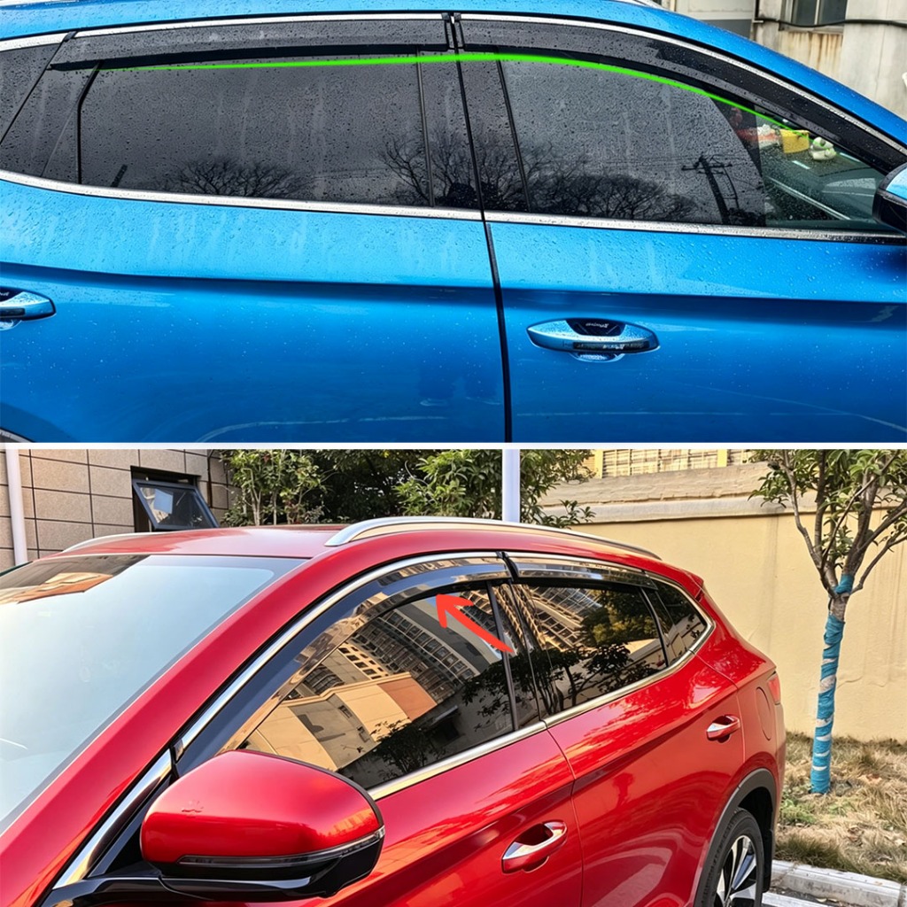 Phụ kiện viền che cửa sổ cho BYD Sealion 6/Seal/U/Song Plus EV/DM-i 2021–2026: tấm che mưa, chắn gió, thời tiết