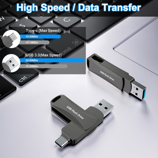 Trình điều khiển giao diện kép 1TB USB3.0 & Type-C Trình điều khiển ngón tay cái lưu trữ bên ngoài đa chức năng 2 trong 1