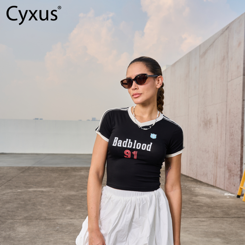 Cyxus Kính Râm Nữ Gấp Gọn Gọng Mèo Thanh Lịch Phân Cực UV400 Nhỏ Gọn Dễ Mang Theo Đi Chơi P1189
