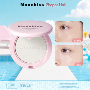 Phấn Phủ Mooekiss Dạng Bột, Kiềm Dầu, Lâu Trôi, Làm Mịn Da, Không Mốc Không Vón