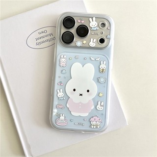 IPhone 17 Pro max Vỏ điện thoại chất liệu Acrylic họa tiết thỏ hoạt hình