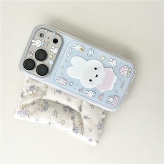 IPhone 17 Pro max Vỏ điện thoại chất liệu Acrylic họa tiết thỏ hoạt hình