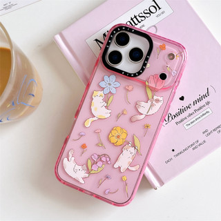 Dành Cho iPhone 17 16 15 14 13 Pro Max Dễ Thương Mèo Đảng Miếng Dán Dành Cho iPhone 17 Mềm TPU Chống Sốc