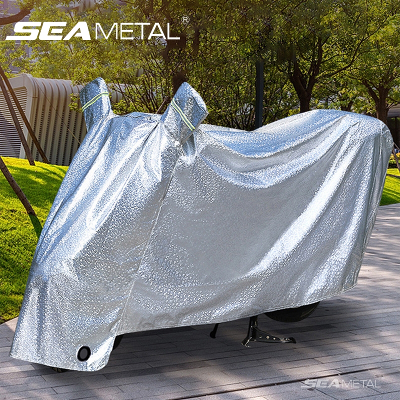 Vỏ xe máy SEAMETAL L XL XXL Vỏ chống mưa ngoài trời chống thấm nước Chống bụi tia cực tím trộm