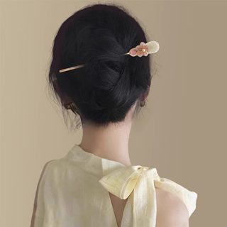 Kẹp tóc ngọc trai hoa hồng Siêu cổ tích Bầu không khí ngọt ngào