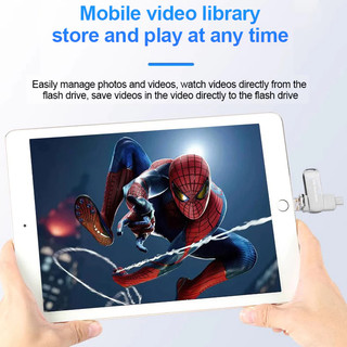 Ổ đĩa Flash IOS dung lượng lớn an toàn 4 trong 1! USB 3.0 U Disk OTG Pen Drive tốc độ cao loại c, Thích hợp cho ios / Máy tính bảng / Android / Điện thoại thông minh / PC 512GB / 1TB / 2TB