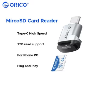 Đầu đọc thẻ Micro SD ORICO Type-C USB3.0 Bộ chuyển đổi thẻ TF di động 2TB tốc độ cao cho điện thoại PC