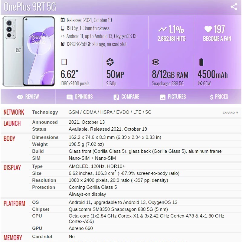 TFT Dành Cho Realme Q5 Pro / OnePlus 9RT Màn Hình LCD Và Lắp Ráp Bảng Điều Khiển Cảm Ứng