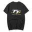 Isle of Man TT Competition Isle of Man Áo nam và nữ thi đấu 7 Hài hước mùa hè Áo thun Cotton nguyên chất Top Novel Mới