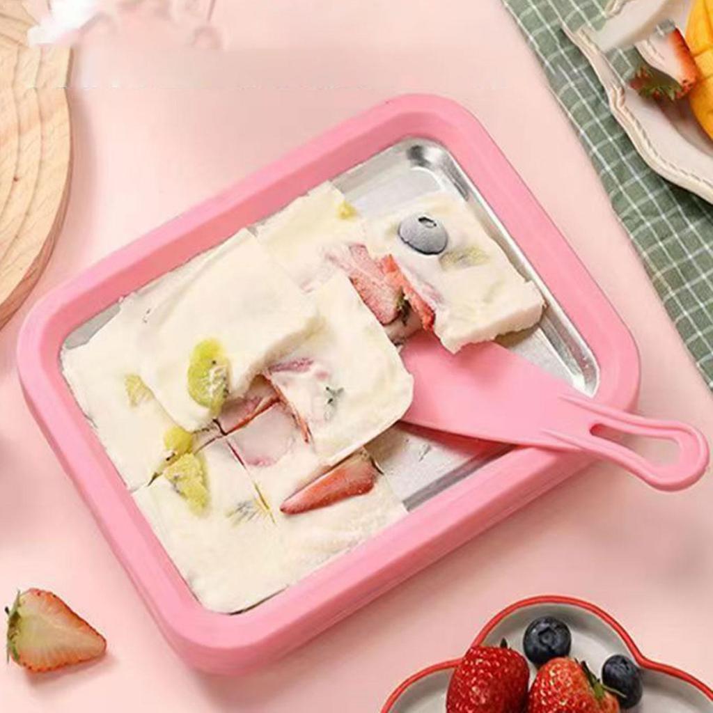 Máy làm kem cuộn Acutuna Dễ dàng làm sạch Máy làm kem cuộn gia đình