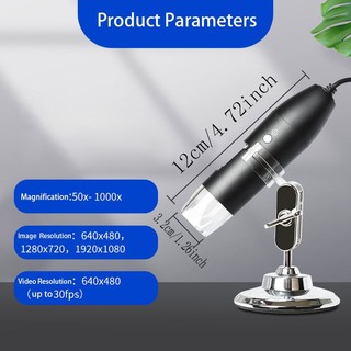 Kính hiển vi kỹ thuật số HD Kết nối USB Làm đẹp y tế Kính lúp điện tử công nghiệp Kính lúp 1.000x