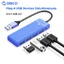 ORICO 4 cổng USB3.0 Hub 5Gbps Bộ chia USB di động tốc độ cao Màu xanh lam cho máy tính xách tay PC PS4 Xbox