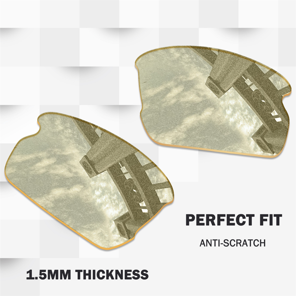 Ống kính thay thế HXHTenD cho Oakley Flak 2.0 Asian Fit OO9271 - Phân cực, chống trầy và bảo vệ khỏi tia UV