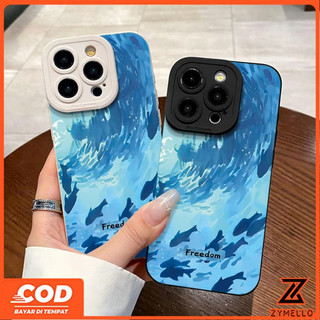 Ốp Lưng Cho Realme Note 60 Note 70 Realme C61 Realme C63 C53 C71 C75 Ốp Điện Thoại TPU Chống Sốc Cá Biển Sâu Thời Trang Graffiti