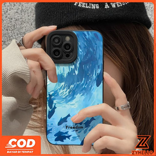 Ốp Lưng Cho Realme Note 60 Note 70 Realme C61 Realme C63 C53 C71 C75 Ốp Điện Thoại TPU Chống Sốc Cá Biển Sâu Thời Trang Graffiti