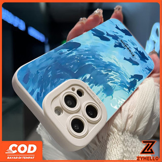 Ốp Lưng Cho Realme Note 60 Note 70 Realme C61 Realme C63 C53 C71 C75 Ốp Điện Thoại TPU Chống Sốc Cá Biển Sâu Thời Trang Graffiti