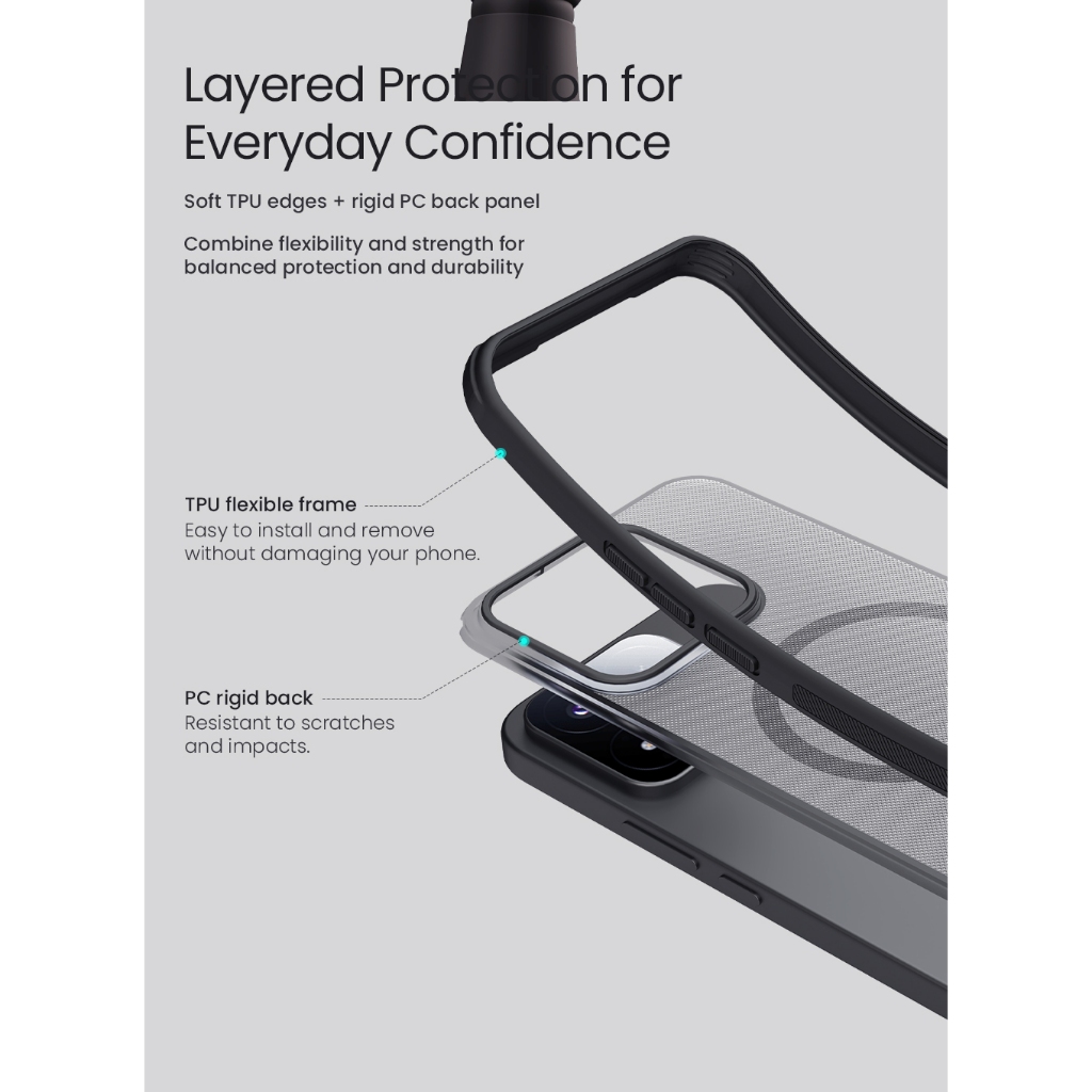 Nillkin Cho Xiaomi 17T Pro / 17T / 17 Max Super Frosted Shield Pro Từ Matte Nhựa Cứng Ốp lưng Vỏ Bảo Vệ