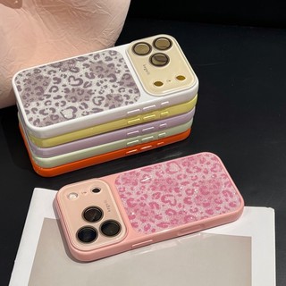 Ốp điện thoại in hình da báo lớn sang trọng tức thì 17 ánh sáng phù hợp cho iPhone 13 14 15 16 17 Pro Max toàn diện gương bảo vệ chống rơi vỏ silicon
