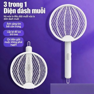 Di Động Công Suất Cao Sạc Điện Diệt Muỗi Swatter Vợt Bẫy Muỗi Điện Áp Cao