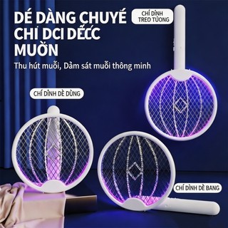 Di Động Công Suất Cao Sạc Điện Diệt Muỗi Swatter Vợt Bẫy Muỗi Điện Áp Cao