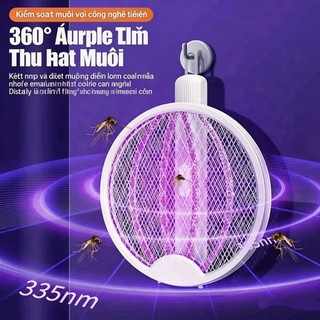 Di Động Công Suất Cao Sạc Điện Diệt Muỗi Swatter Vợt Bẫy Muỗi Điện Áp Cao