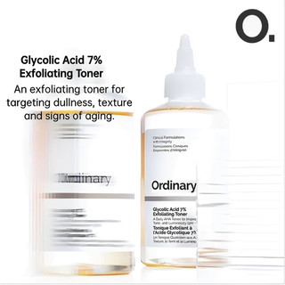 The Ordinary Glycolic Acid Toner For Face Exfoliating Scrub Dark Spot Remover Brightening Skin Care